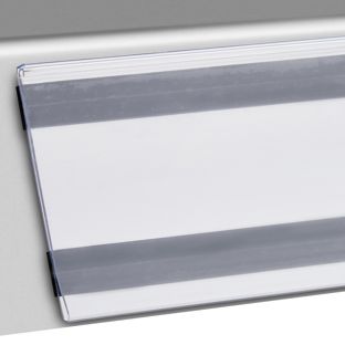 Prijsrail DBR magnetisch, met C-klem 105 mm | 1000 mm