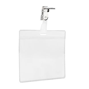 Badges voor A7, liggend/dwars formaat, met bretelclip 