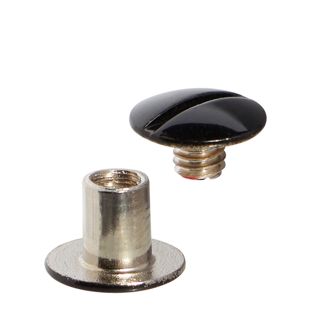 Boekschroeven, zwart gelakt 5 mm