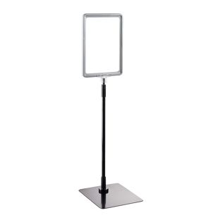 Posterframe met voet en houder (set) A5 null | null | onderstel: zwart