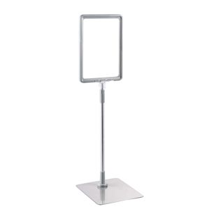 Posterframe met voet en houder (set) A5 null | null | onderstel: grijs