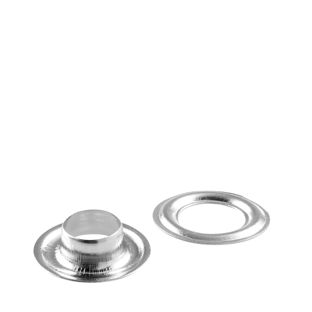 Zeilringen, zelftappend, staal Ronde zeilringen #2 (⌀ 9,2 mm)  | vernikkeld 