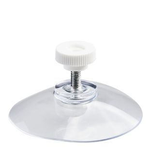 Zuignap met kartelmoer null | 40 mm | M4, 10 mm lang