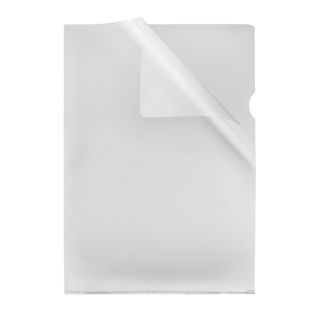 L-mappen voor inhoud A4, transparant generfd  | 120 µm