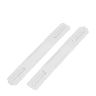 Snelhechters, 150 x 20 mm, zelfklevend, wit per 100 stuks in een zakje 