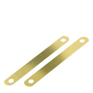 Dekplaatjes 95 x 12 mm, messingkleurig (1.000 stuks) 
