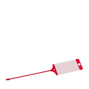 Sleutelhanger werkplaats FIX, neutraal rood 