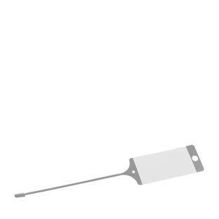 Sleutelhanger werkplaats FIX, neutraal lichtgrijs 