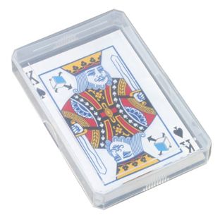 Speelkaarten box, 97 x 65 x 15 mm, doosje+deksel 