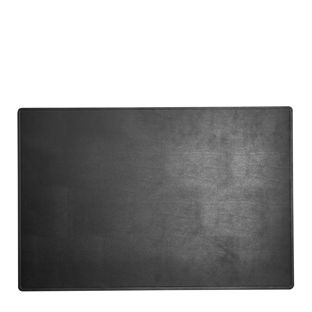 Bureauonderlegger leder, zwart 