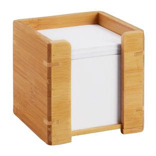 Houten memohouder 