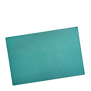 Snijmat XL, 150 x 100 cm, zelfherstellend, met raster/ruitpatroon groen 