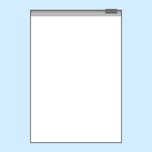 Zakjes met zipsluiting, PE-folie 225 x 310mm | 60 µm
