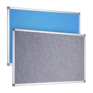 Prikbord van vilt met aluminium lijst, 60 x 90 cm 