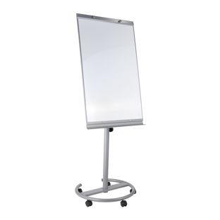 Flip-over met whiteboard, op wieltjes 