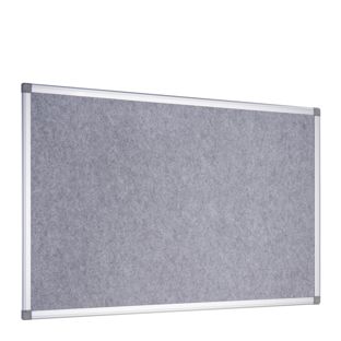 Prikbord van vilt met aluminium lijst, 60 x 90 cm null