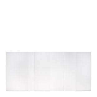 Omslagmapjes 180 x 390 mm, transparant 