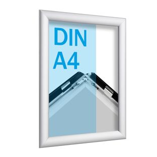 Kliklijsten, aluminium, A4 
