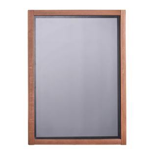Wandbord hout MULTI, met krijtbord en magneetframe 