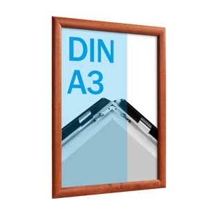Kliklijsten A3 standaard houtlook  | 25 mm | in verstek 