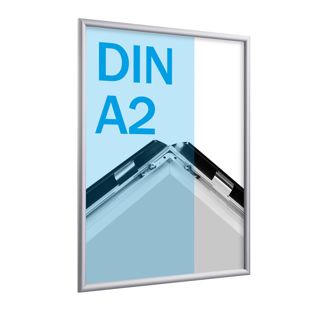 Kliklijsten, aluminium, A2 zilver  | 17 mm | in verstek 