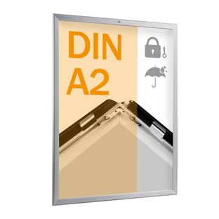 Kliklijsten, aluminium, A2, weerbestendig, afsluitbaar, zilver 