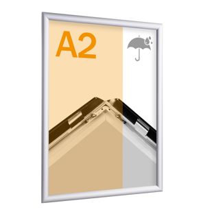 Kliklijsten, aluminium, A2, weerbestendig zilver 