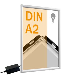 Kliklijsten, aluminium, A2, LED zilver 