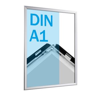 Kliklijsten, aluminium, A1 zilver  | 32 mm | in verstek 