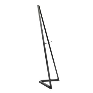 Aluminium ezel, inklapbaar DA VINCI zwart  | 1500 mm | zonder draagtas 