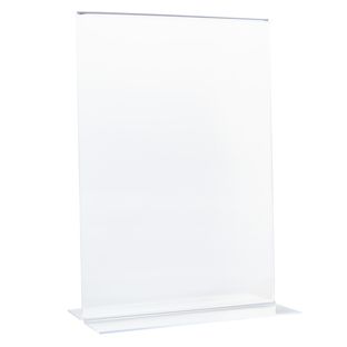 T-standaard,  staand formaat, transparant, acryl A5  | staand formaat 