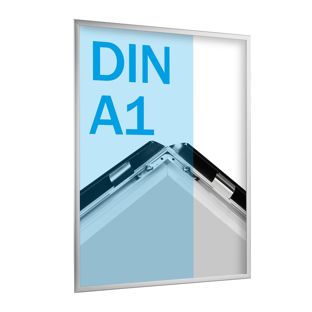 Kliklijsten, aluminium, A1 zilver  | 20 mm | in verstek 