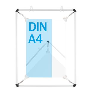 Posterstretchers, zilver A4 