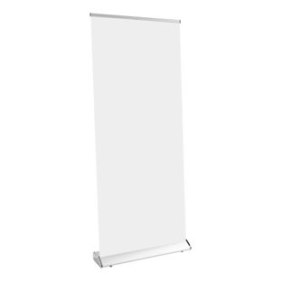 Roll Up Exclusive, zonder bedrukking, 200 x  85 cm | zilver 