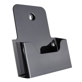Brochurehouder voor aan de muur of als staande houder, polystyreen, transparant PTXD 1 x null | A5