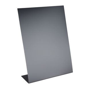 L-standaard krijtbord, zwart A3 - 297 x 420 mm  | staand formaat 