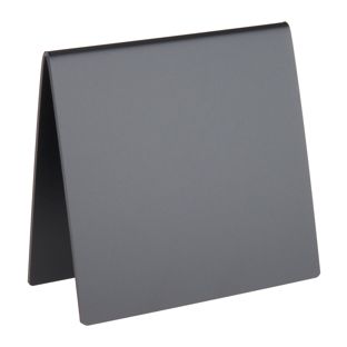 Krijtbord in dakvorm, zwart 100 x 100 mm 