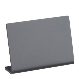 L-standaard krijtbord, zwart 70 x 50 mm  | liggend formaat 
