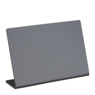L-standaard krijtbord, zwart liggend formaat | 100 x 70 mm