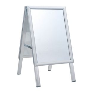 Stoepbord SOLID-STOP A3 Outdoor, 25 mm profiel, hoeken in verstek 