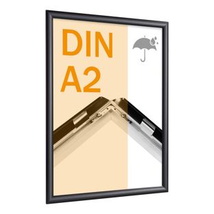 Kliklijsten A2 weerbestendig zwart 