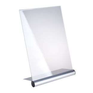 L-standaard met aluminium voet A4 