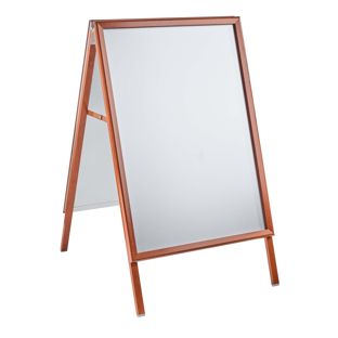 Stoepbord A1 Outdoor SOLID-STOP 32 mm | in verstek  | bruin 