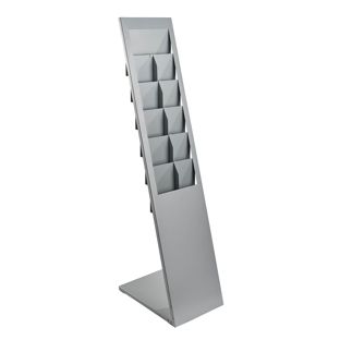 Folderhouder PLANAR, 6x A4 zilver 