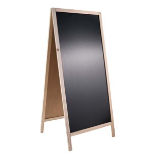 Stoepbord hout WOOD-STOP Lite XL, 64 x 136 cm 