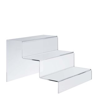 Deco trapje, acryl 300 x 215 x 333 mm  | transparant  | 3-niveaus 