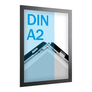 Kliklijst “Hardline” A2, 33mm, zwart, in verstek 