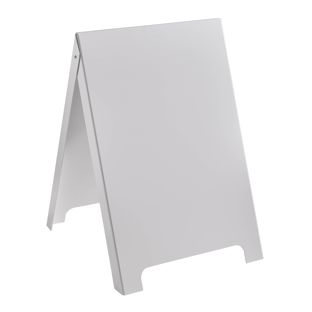 Stoepbord PS-STOP Outdoor 50,8 x 80 cm, voor folie, wit 
