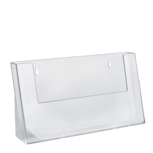 Folderhouder, polystyreen, Taymar, 1 x A4  | liggend formaat 