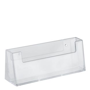 Folderhouder, polystyreen, Taymar, 1 x liggend formaat | 1/3 A4